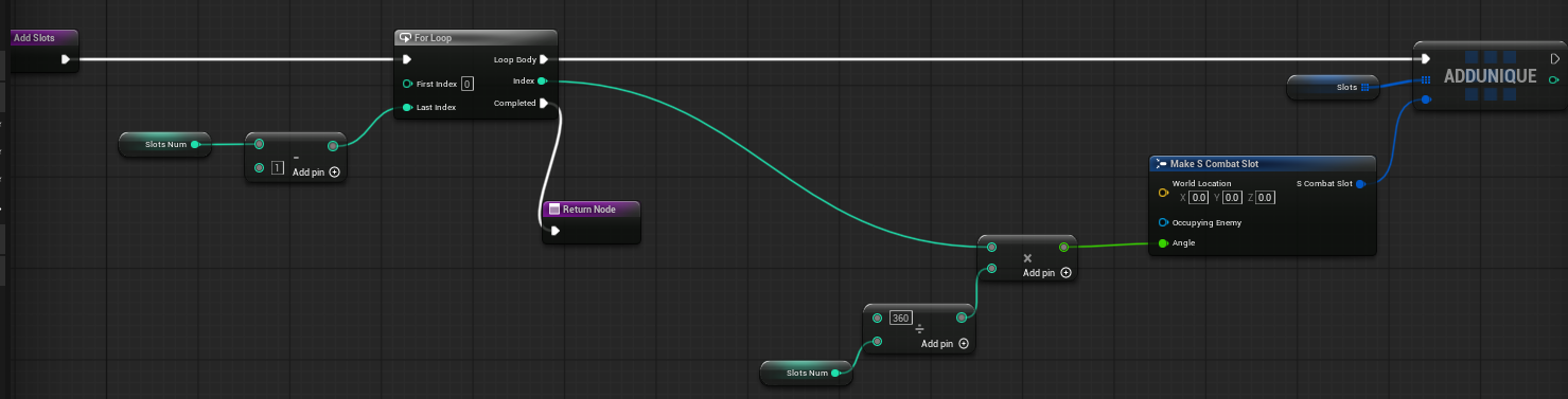 Add Slot Blueprint