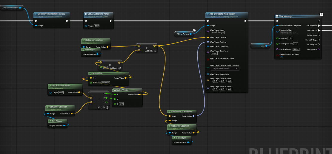 Attack Warp Blueprint